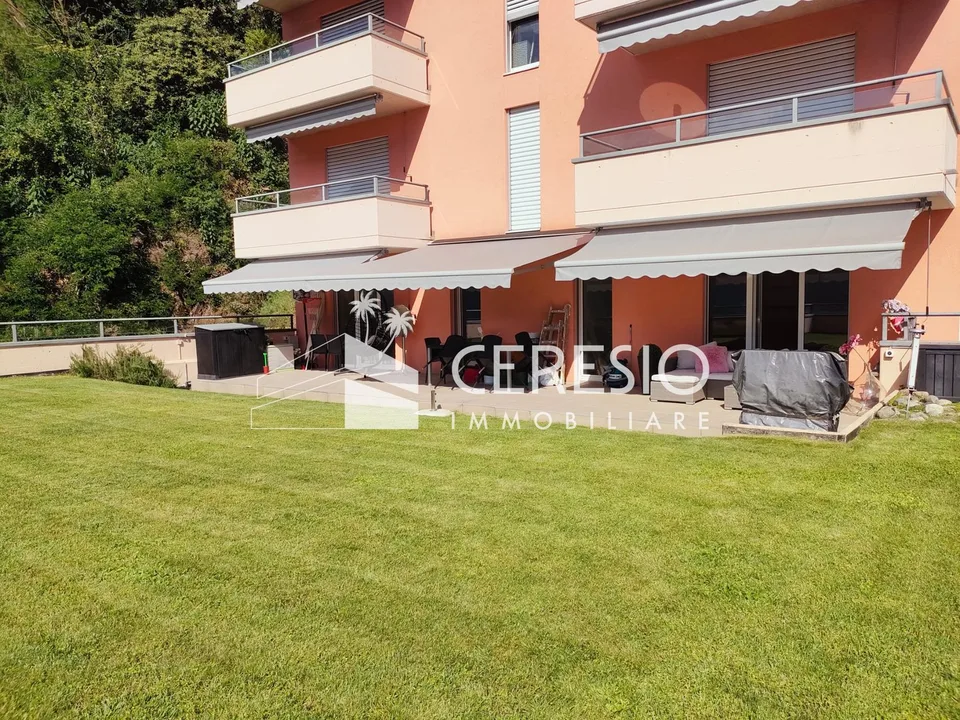 Appartement de 3,5 pièces avec jardin et vue sur le lac