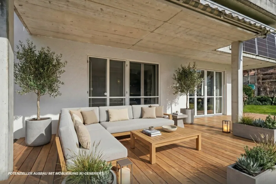 Modernisierte 4.5-Zimmer-Gartenwohnung mit flexibler Raumgestaltung – Foto 12 von 16
