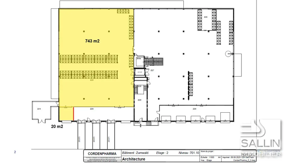 Lagerhalle von ca. 763 m², Ladeplatz mit Hebebühne – Foto 10 von 11