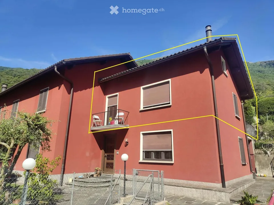 Affittasi luminoso appartamento di 2 locali a Mezzovico