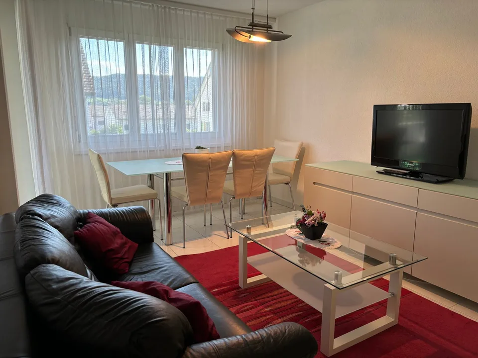 2.5-Zimmer-Wohnung - möbliert - mit Balkon in Buchs Zürich