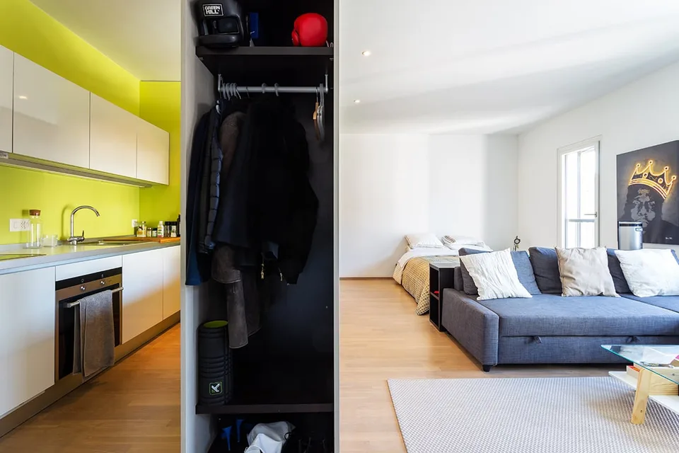 Geräumiges eingerichtetes Einzimmerapartment in Molino Nuovo