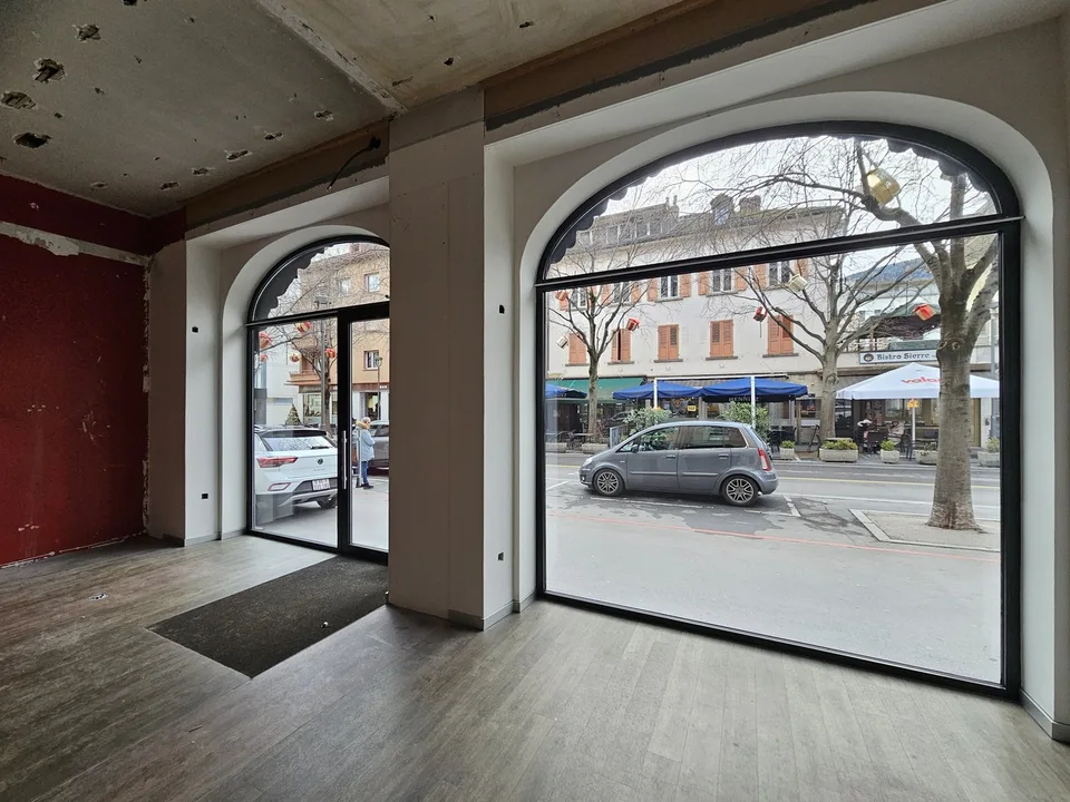Lokal Gewerbe im Zentrum von Sierre