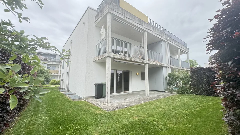 3.5-Zimmerwohnung mit sonnigem Garten und modernem Wohnkomfort