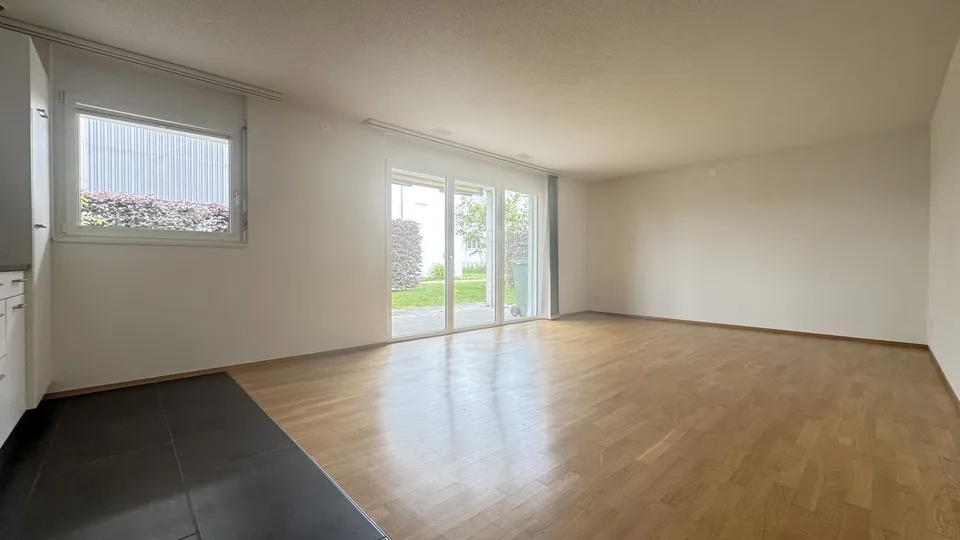 3.5-Zimmerwohnung mit sonnigem Garten und modernem Wohnkomfort