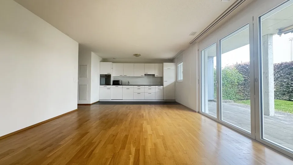 3.5-Zimmerwohnung mit sonnigem Garten und modernem Wohnkomfort