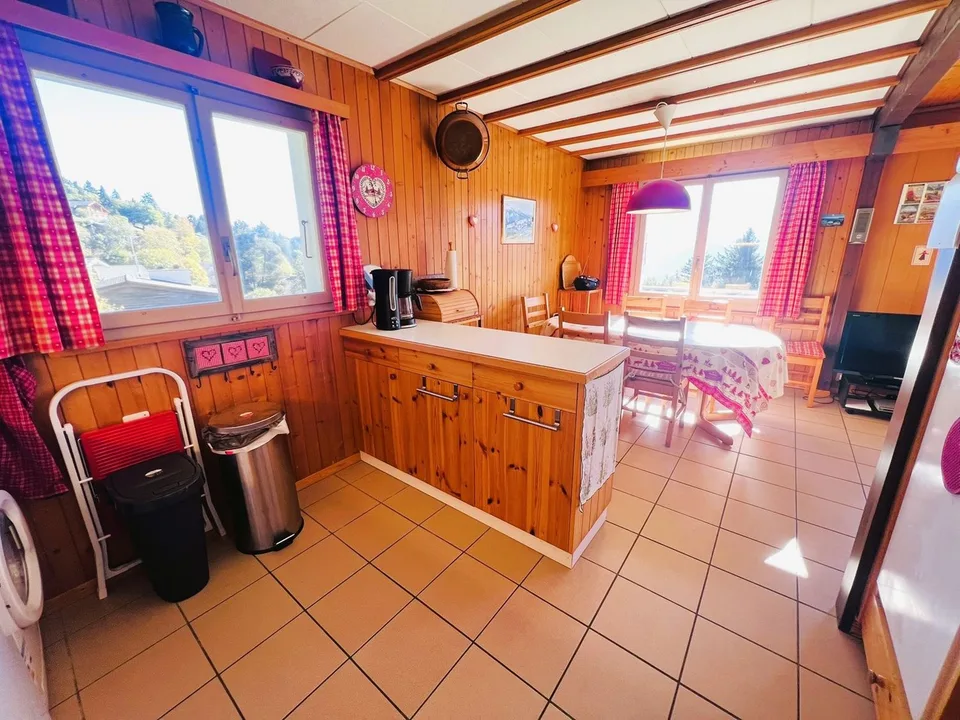 Affitto settimanale: Magnifico chalet di 3,5 locali ristrutturato - Molto spazioso e luminoso - Splendida vista – foto 9 di 19