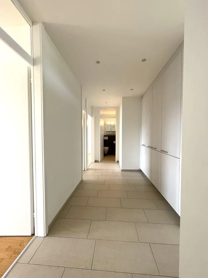 Helle 3-Zimmer-Wohnung mit Balkon und schöner Aussicht in Pratteln