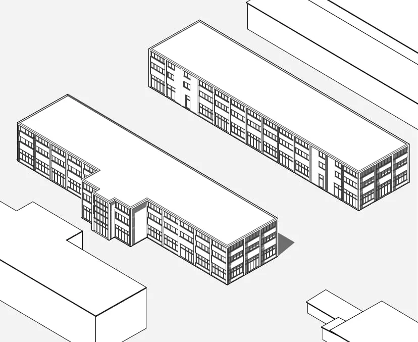 Vorprojekt: Moderne, flexible Gewerbefläche (Büro, Lager, Gewerbe etc.),