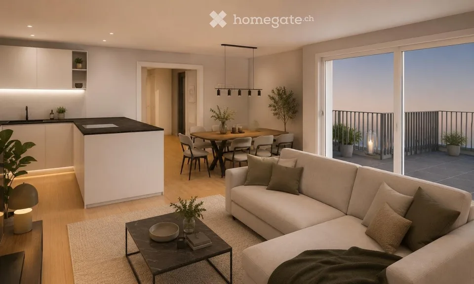 5.5-Zimmer-Attika-Maisonette (Penthouse) mit Alpenblick, Wallisellen (Erstbezug; ab Herbst 2026)