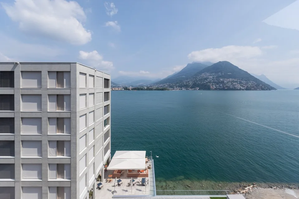 Helles 2.5-Zimmer-Apartment mit Seeblick in Paradiso – Foto 7 von 10