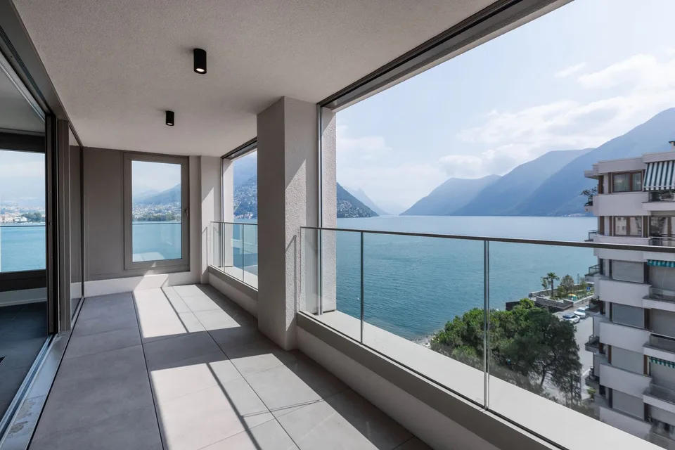 Helles 2.5-Zimmer-Apartment mit Seeblick in Paradiso – Foto 6 von 10