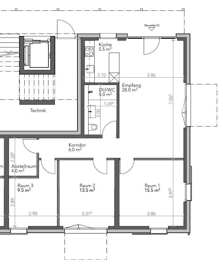 Büro-/ Gewerberäume an zentraler Lage in Worben zu vermieten – Foto 10 von 10