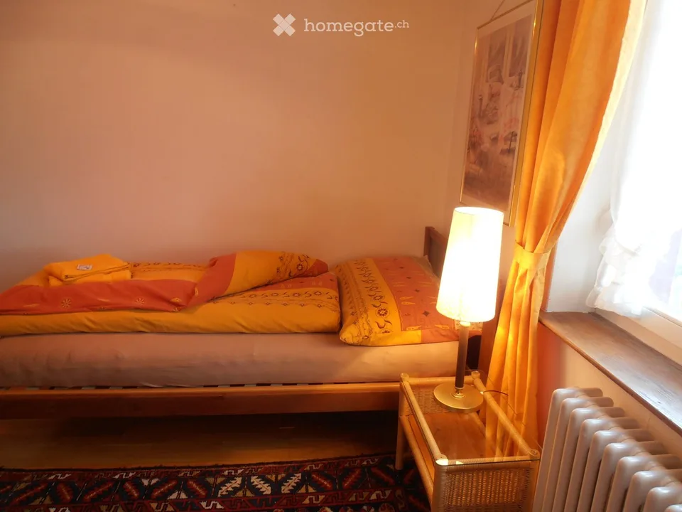 beautiful simple furnished room,