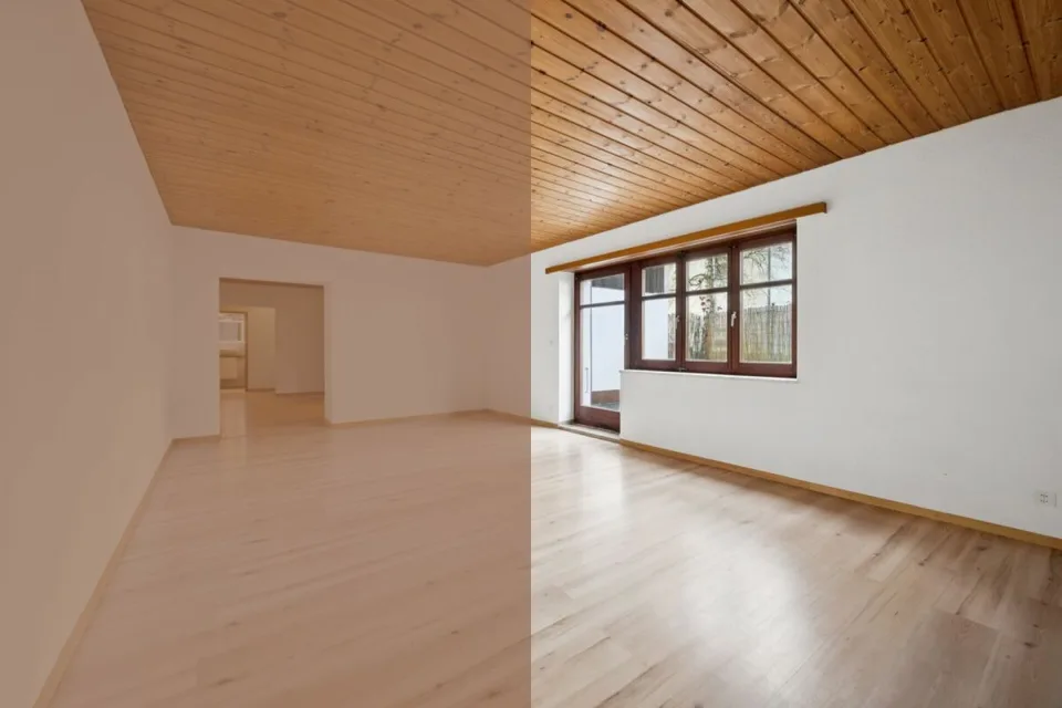 Gemütliche Gartenwohnung mit Cheminée und privater Terrasse