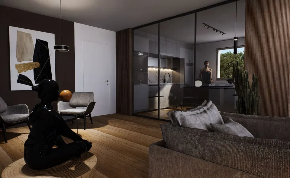 CAPOLAGO – 2.5 LOC, DESIGN MODERNO E VISTA LAGO (APP. 2) – photo 8 sur 11