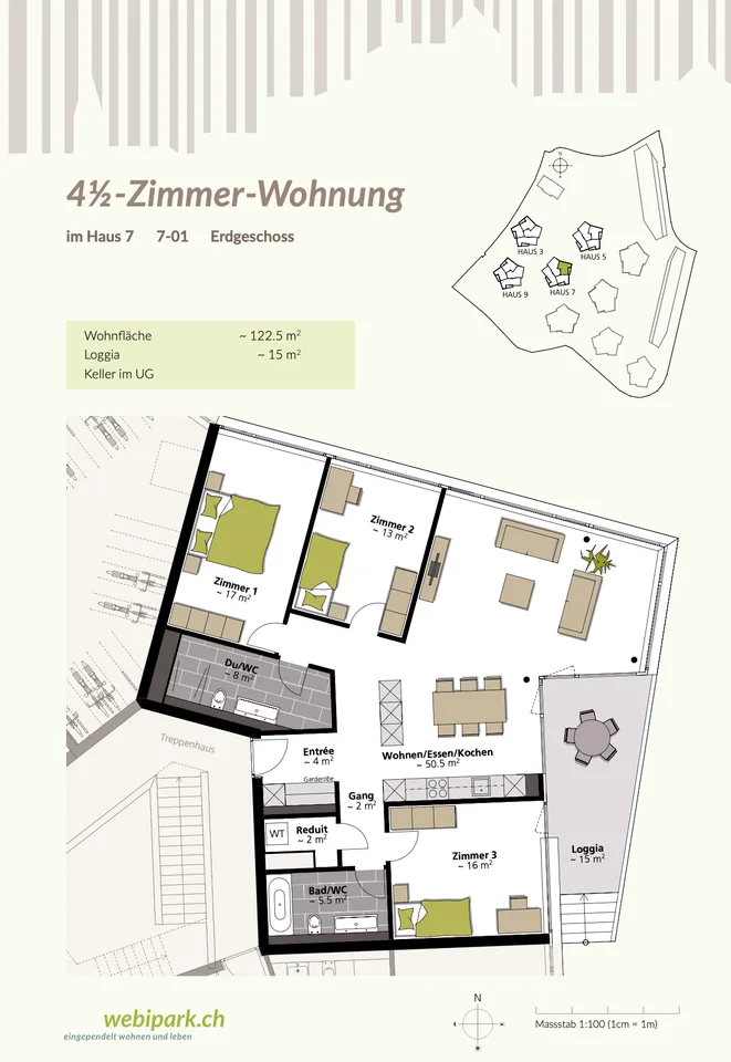 Appartamento di 4,5 locali al piano terra ad Aarburg – moderno, senza barriere e familiare