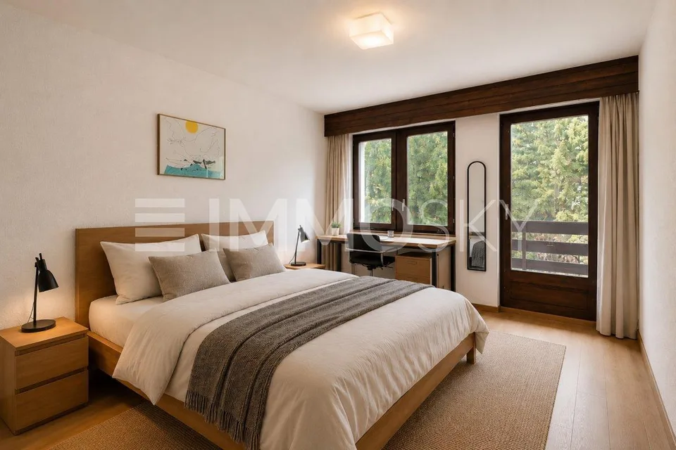 Außergewöhnliche Lage in den Hochlagen von Crans - Bereits Reserviert