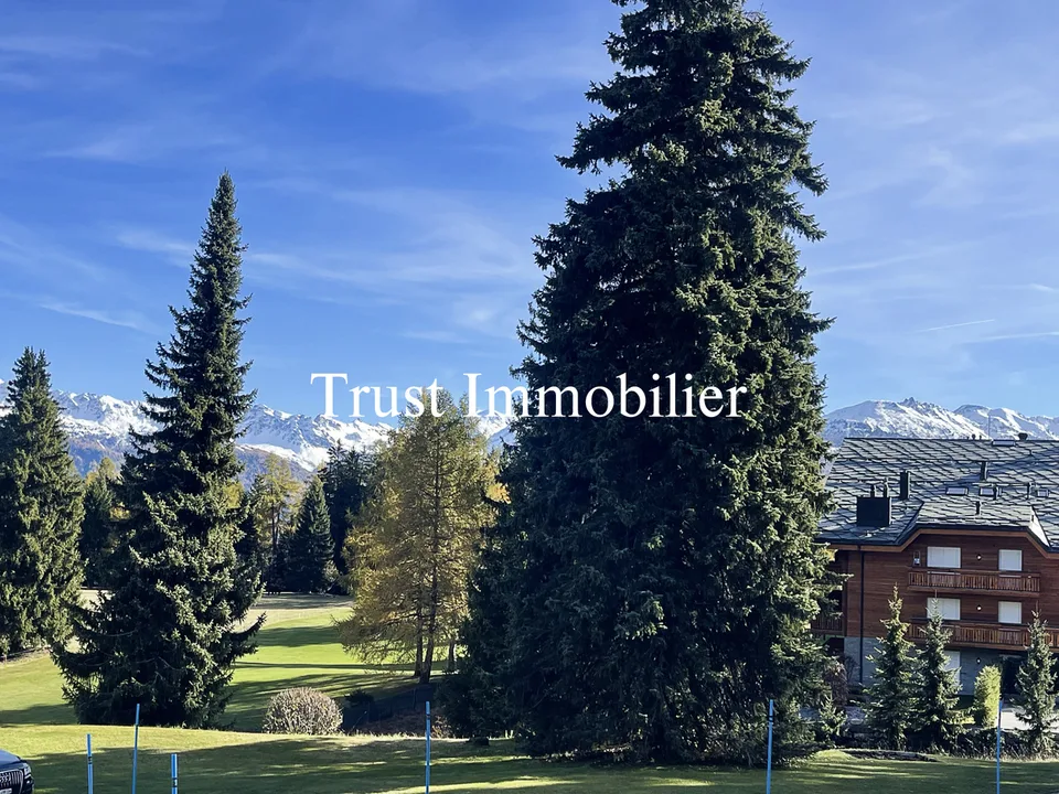 4017. Appartement traversant de standing, proche centre Crans