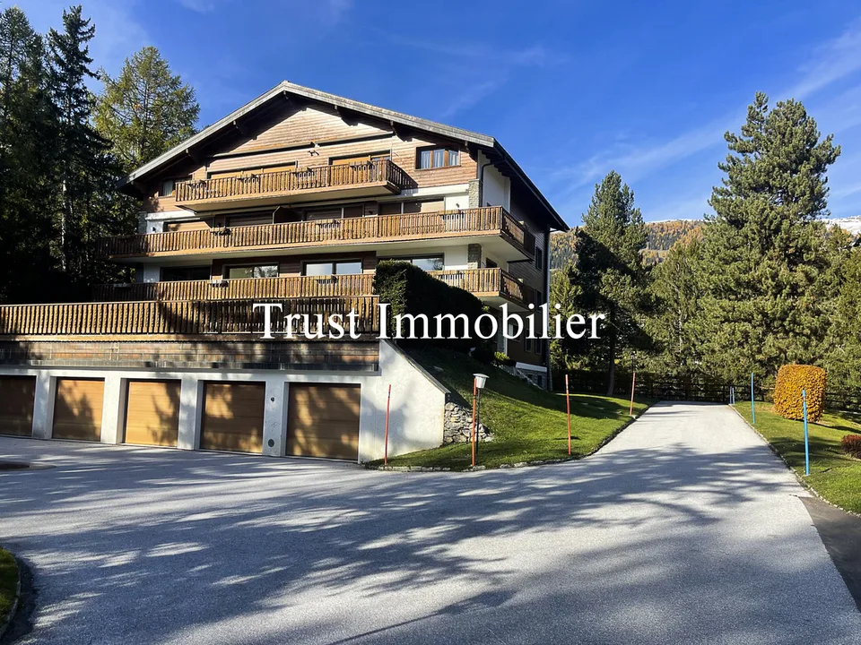 4017. Appartement traversant de standing, proche centre Crans