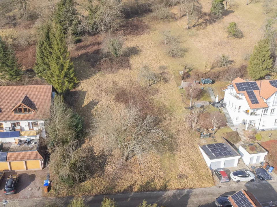 Erschlossenes Baugrundstück an schweizer Grenze in Gurtweil