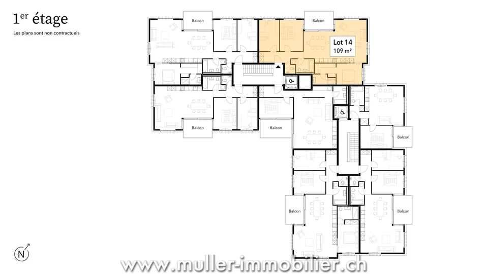 4,5 Zimmer, freie Sicht, ruhig und nahe der Schule – Foto 6 von 18