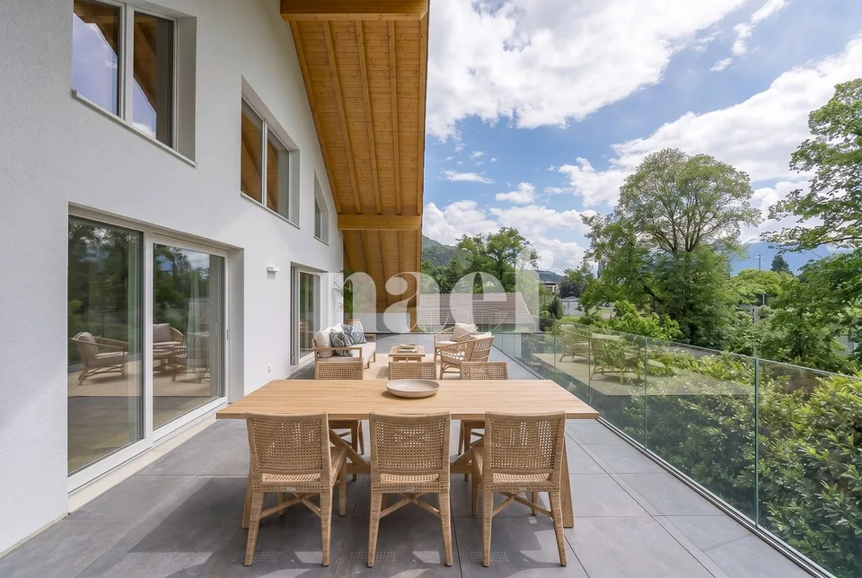 Lot C01 - Neues Dachgeschoss-Apartment mit 6,5 Zimmern zur Verkauf in Yvorne