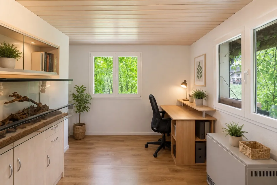 Une maison avec du potentiel dans un cadre naturel de rêve