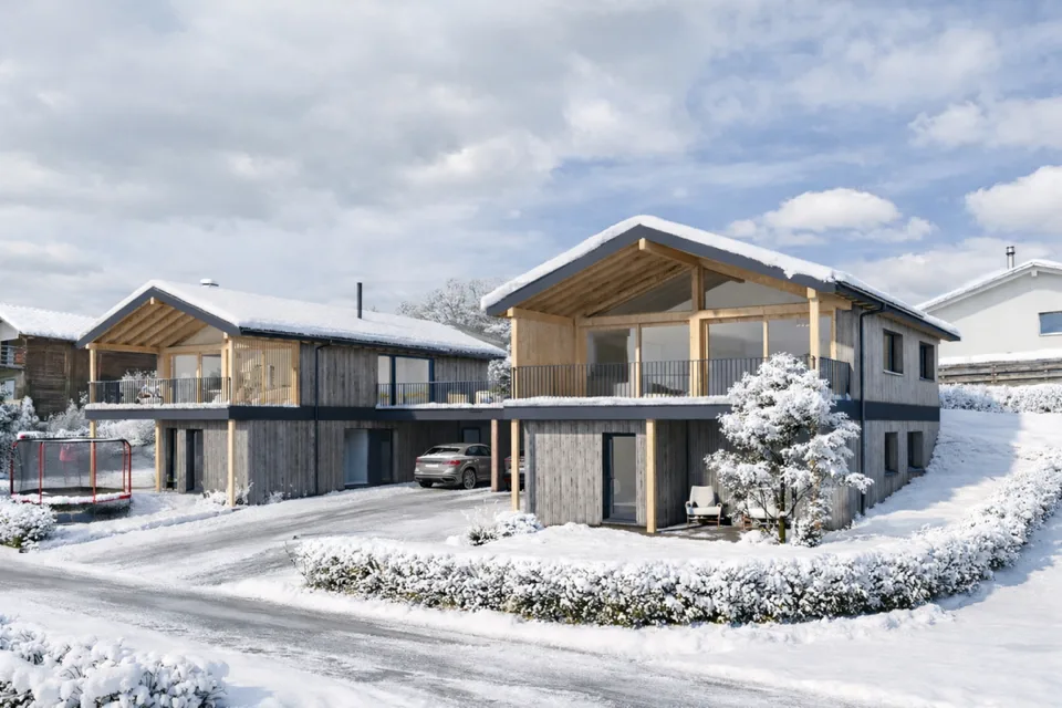 Booked! Duo of architect-designed villas under construction