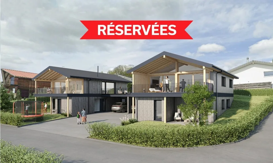 RESERVEES ! Duo de villas d'architecte à construire