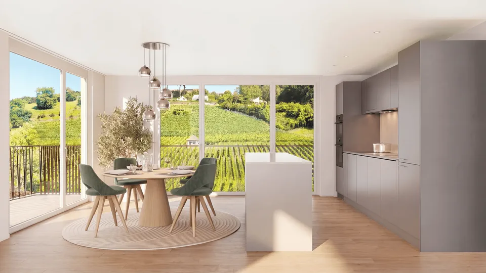 Appartement de jardin exclusif avec beaucoup d'intimité – vivre sur Rundiweg à Uetikon am See