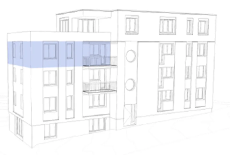 Helle 3.5-Zimmerwohnung mit zwei Balkonen