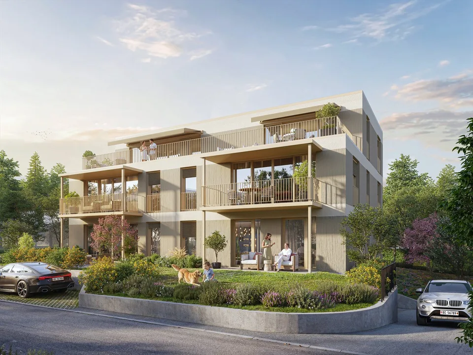 Neubau am Starenweg: Grosszügige 4½/5½-Zi.-Wohnung im Erdgeschoss zu verkaufen