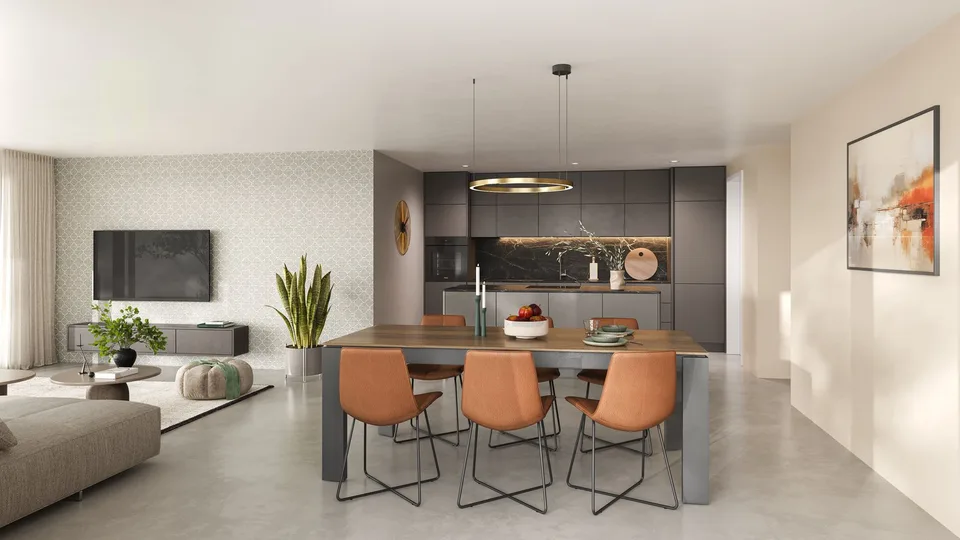 Appartement moderne 3½ pièces avec terrasse ensoleillée (NEUF) – photo 6 sur 6
