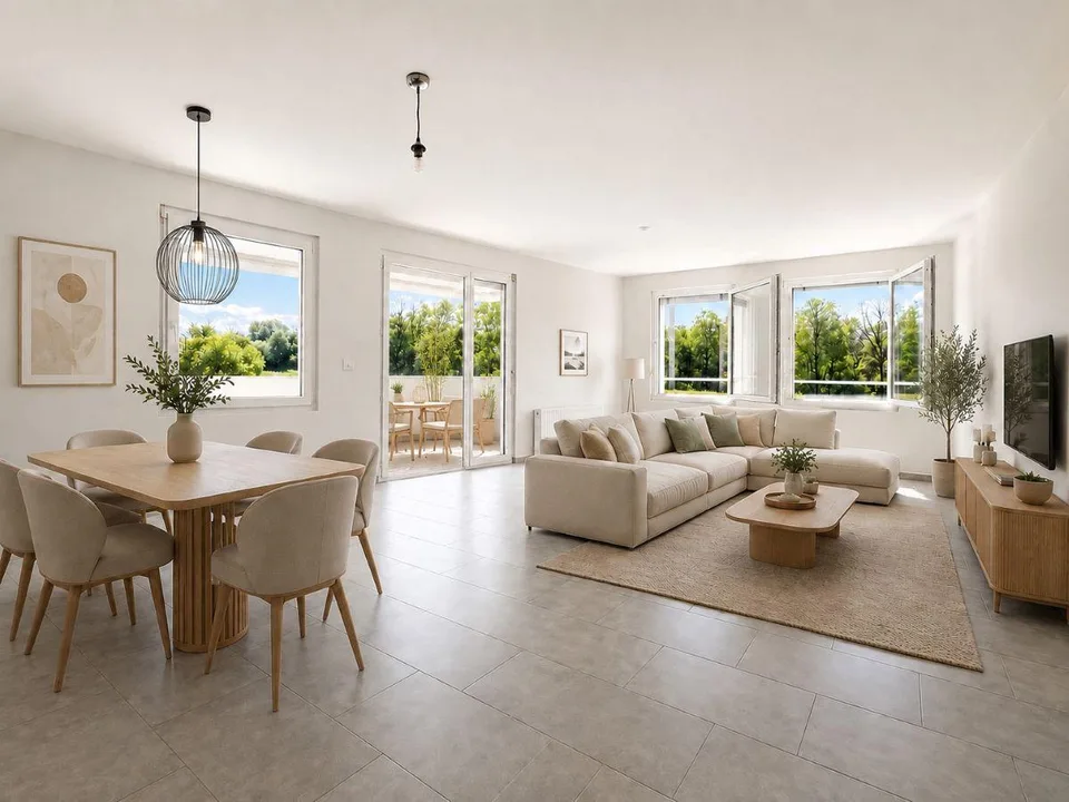 Appartamento di 4.5 locali con vista panoramica sulla campagna !