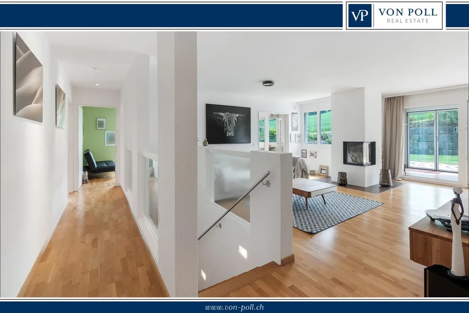 Exklusive 6.5-Zimmer-Maisonette-Gartenwohnung