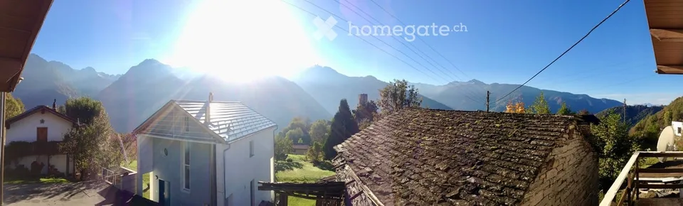 (Ferien-) Haus und Stall/Rustico in Sta. Maria im Calancatal