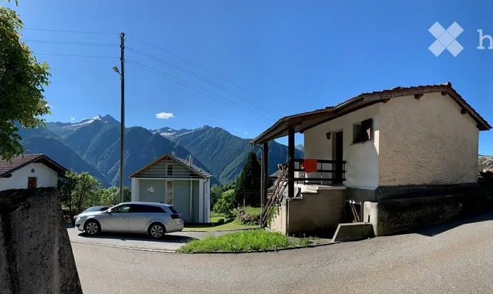 (Ferien-) Haus und Stall/Rustico in Sta. Maria im Calancatal