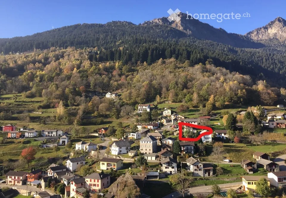 (Ferien-) Haus und Stall/Rustico in Sta. Maria im Calancatal