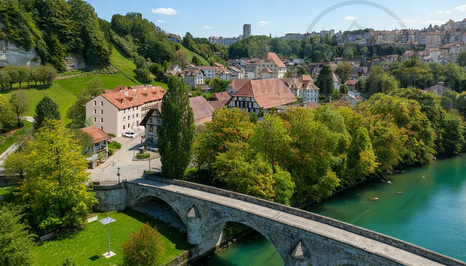 Magnifici 2.5 locali vicino alla Sarine nella parte bassa della città di Friburgo – foto 8 di 20