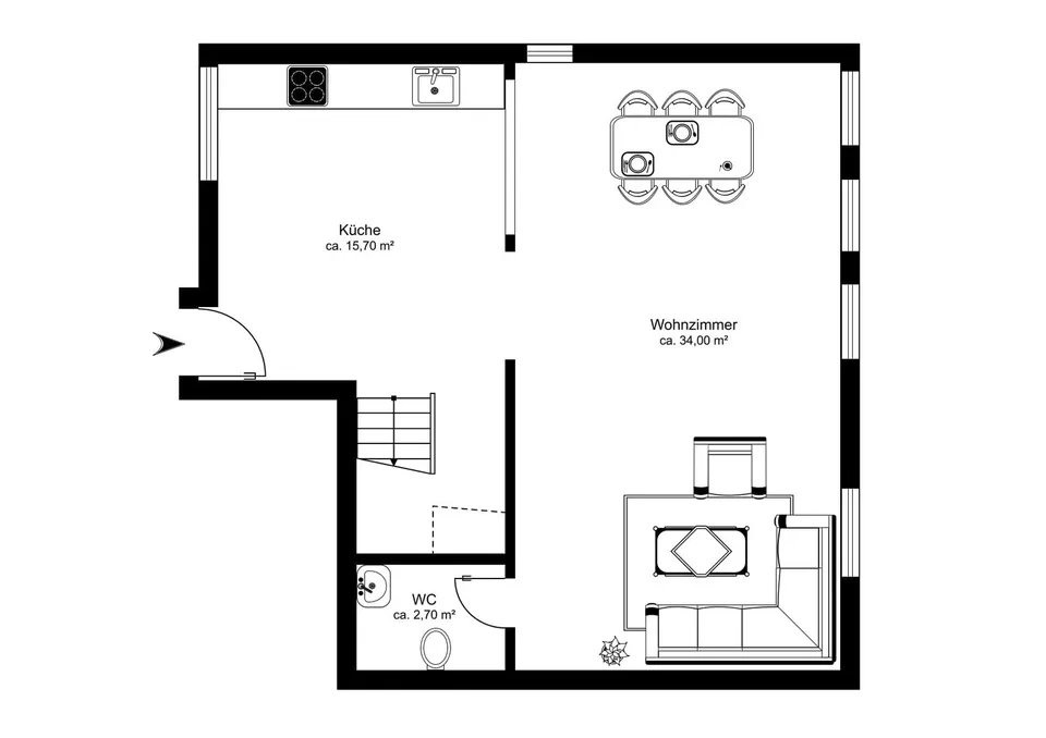 Hausgefühl statt Wohnung - Wohnen über drei Etagen – Foto 11 von 13