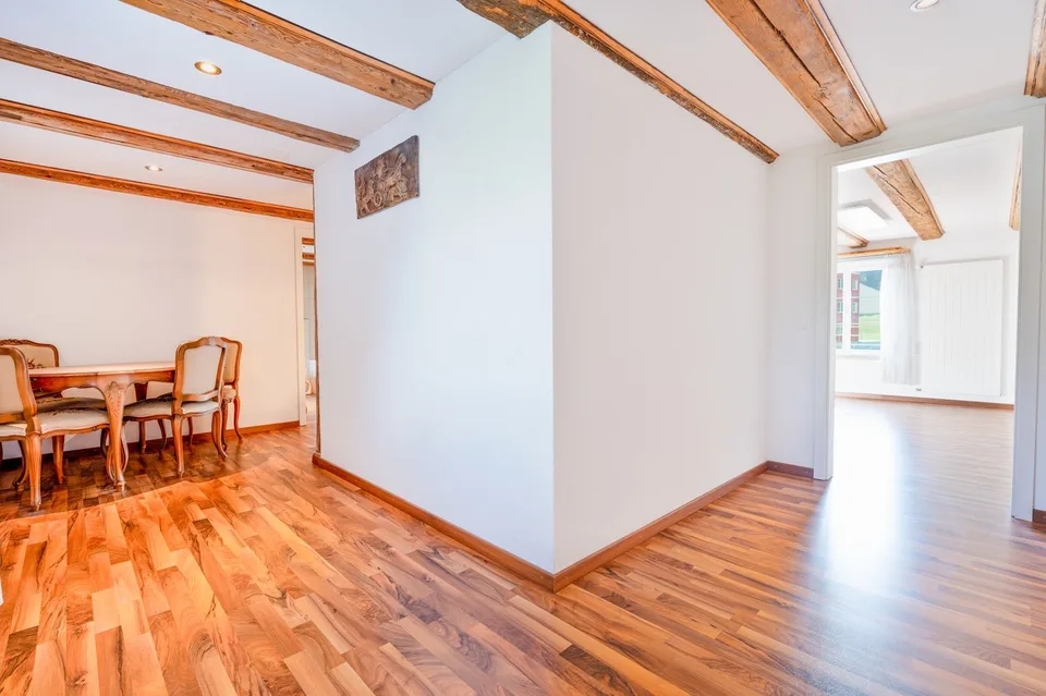 Ambiance de maison plutôt que d'appartement - vivre sur trois étages