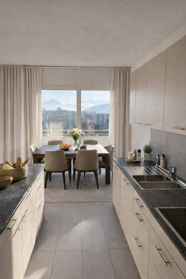 ELEGANZ DER MODERNE MIT PANORAMABLICK AUF DEN SEE IN COLOGNY