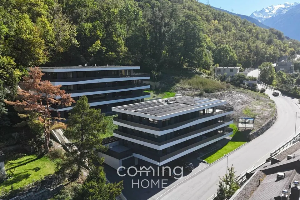 Visp - Helle 4.5-Zimmer-Neubauwohnung mit Talblick im Wohnensemble Teelwald