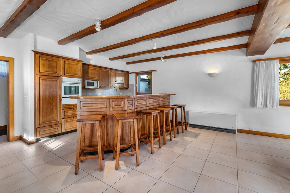 Appartement en rez-de-jardin en résidence secondaire