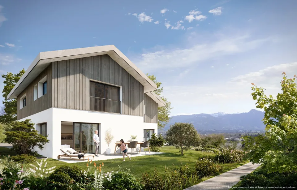 Vuadens – Magnifica villa a schiera nuova di 5,5 locali con vista ovest