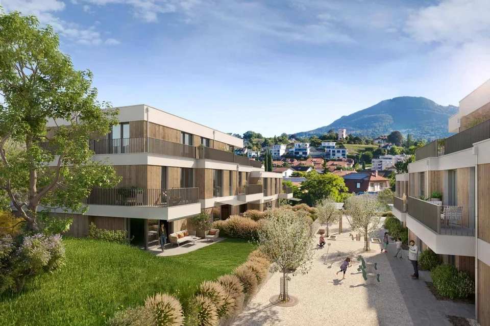 Résidence Les Vignes Spacieux Duplex de 4.5 pièces avec jardin et terrasse