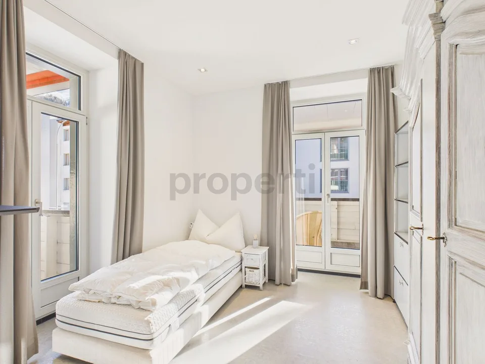 Exclusive 4.5-room apartment with Alpine panorama in historic villa - Davos Platz – photo 19 of 24