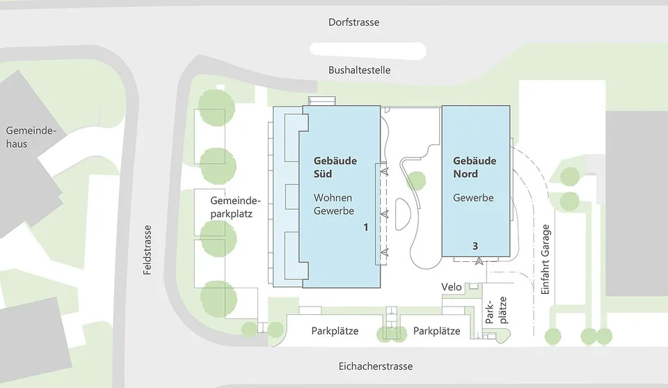 Unità commerciali completamente affittate a Eichacher, Aesch Zürich