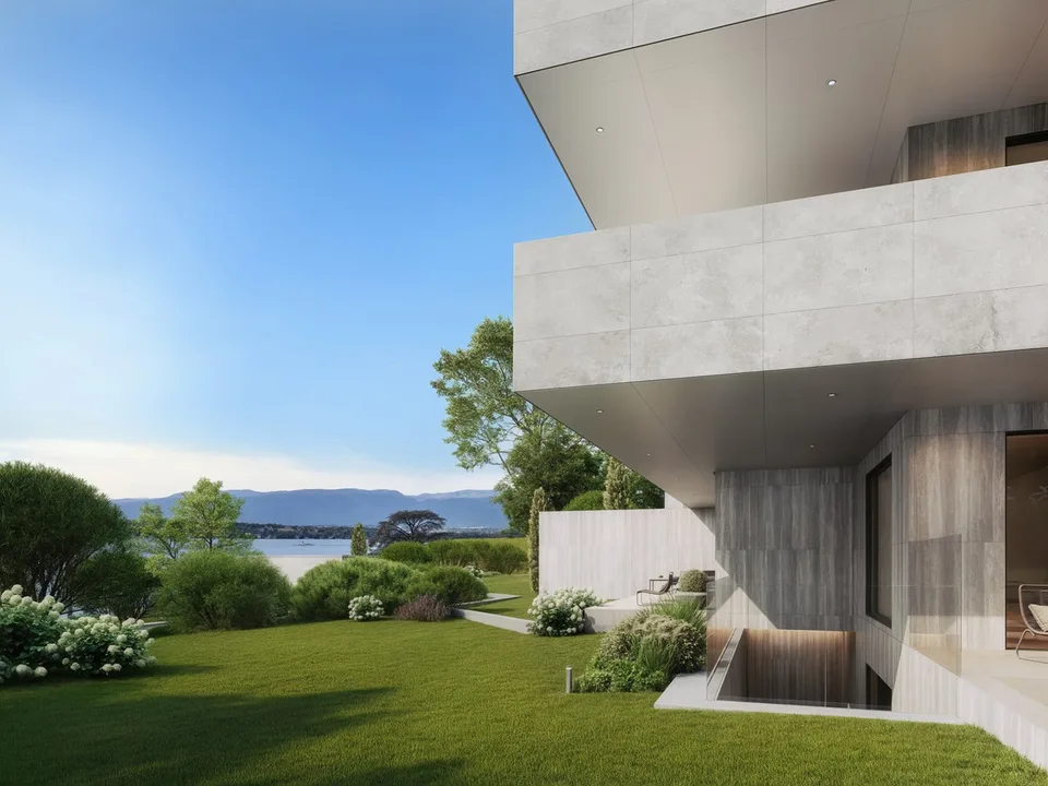 Haut Rivage, Cologny | 3 individuelle Villen mit Seeblick